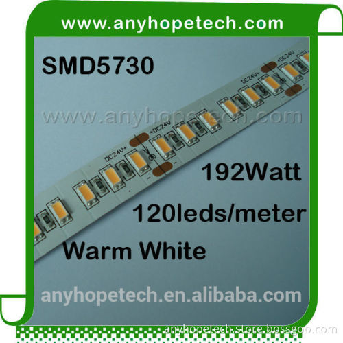 3000lm 2700K SMD5730 120leds per 5m led light strip